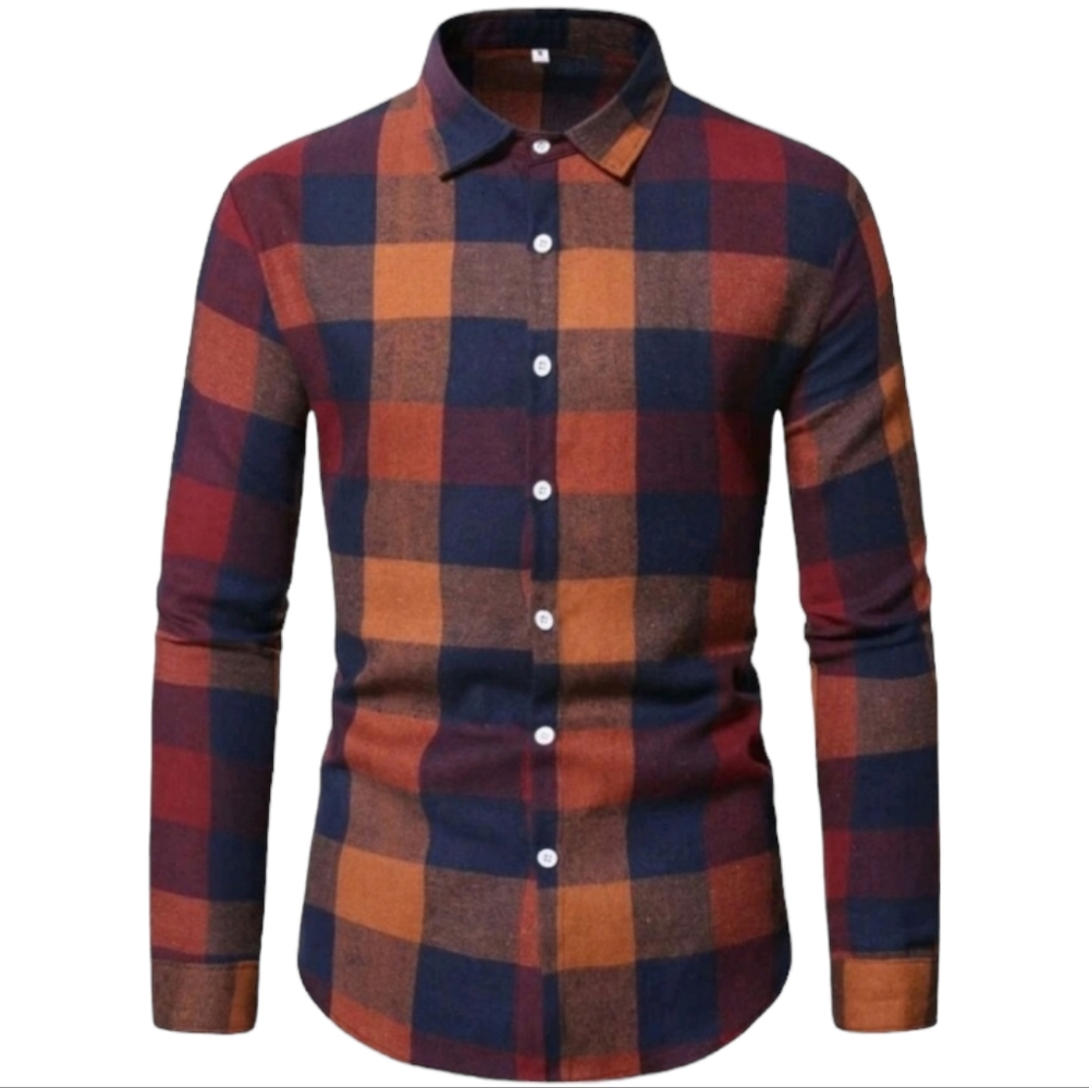 Multi-Color Plaid Shirt